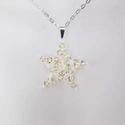 Pendant 40cm - Lyra-Silver Chain - Pendant 40cm - Laiton argenté